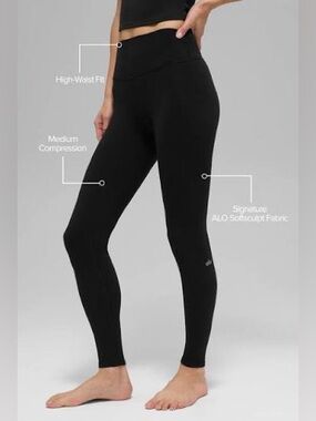 ALO Yoga Softsculpt High-Waist Legging Black Medium